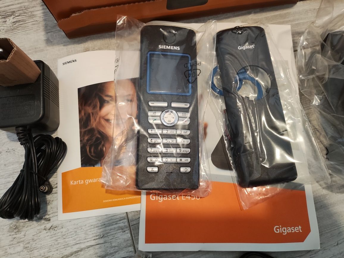 Telefon bezprzewodowy Siemens Gigaset E450 nowy