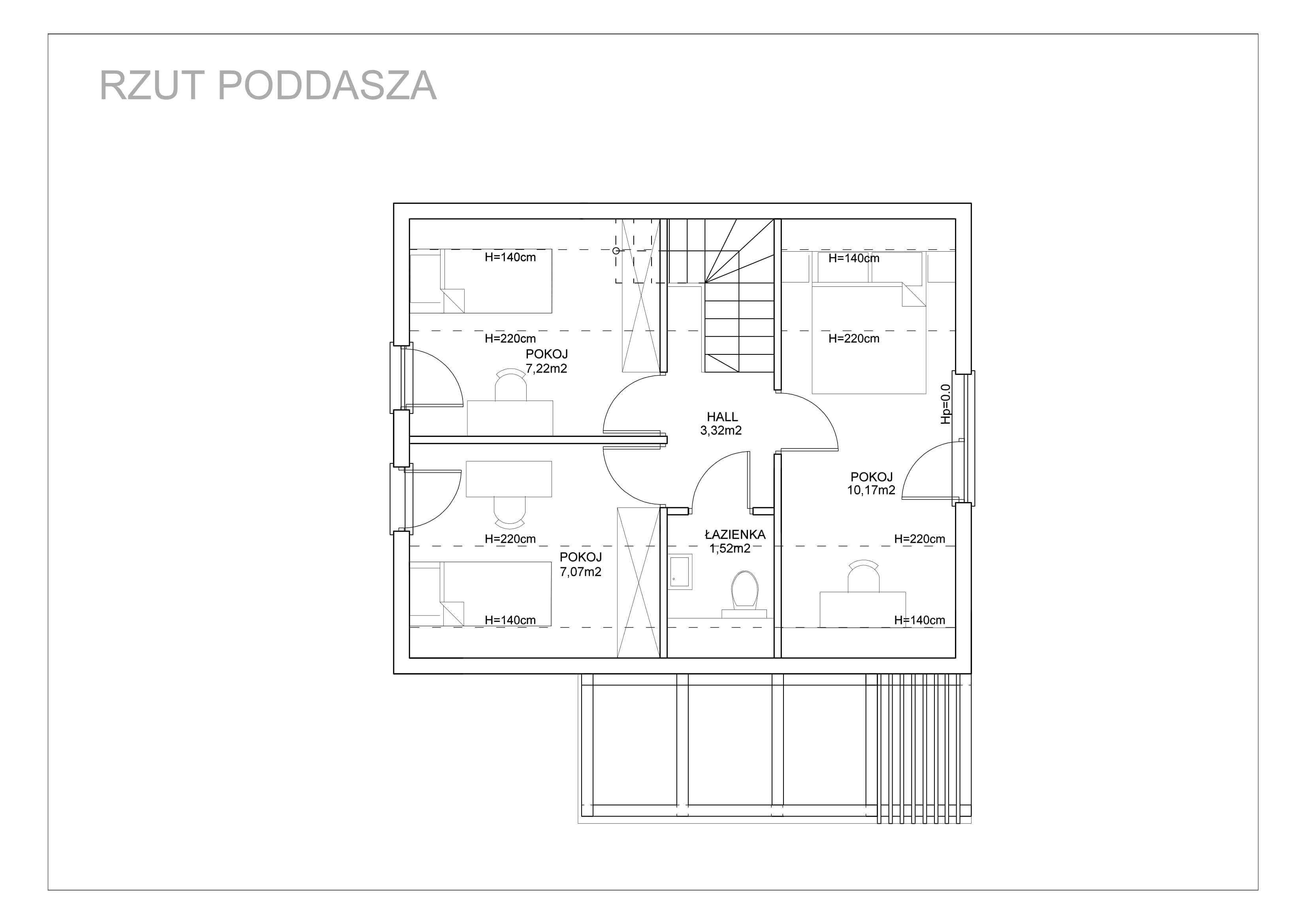 Dom szkieletowy, całoroczny, jednorodzinny o  powierzchni 104m2.