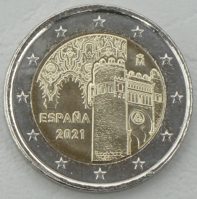 moeda 2 euros Toledo 2021