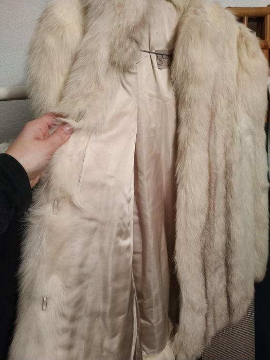 Casaco de pele de raposa australiana