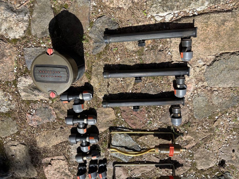 Elementy systemu automatycznego podlewania Gardeny