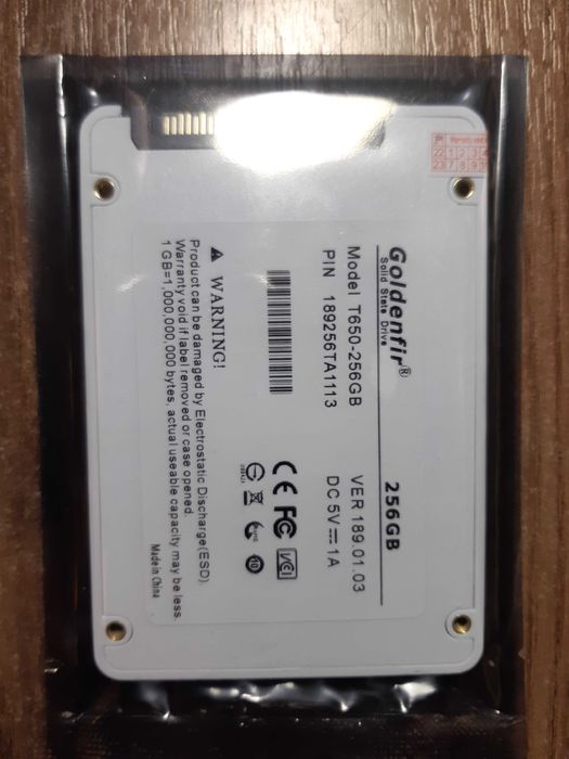 SSD-диск Goldenfir 256 GB