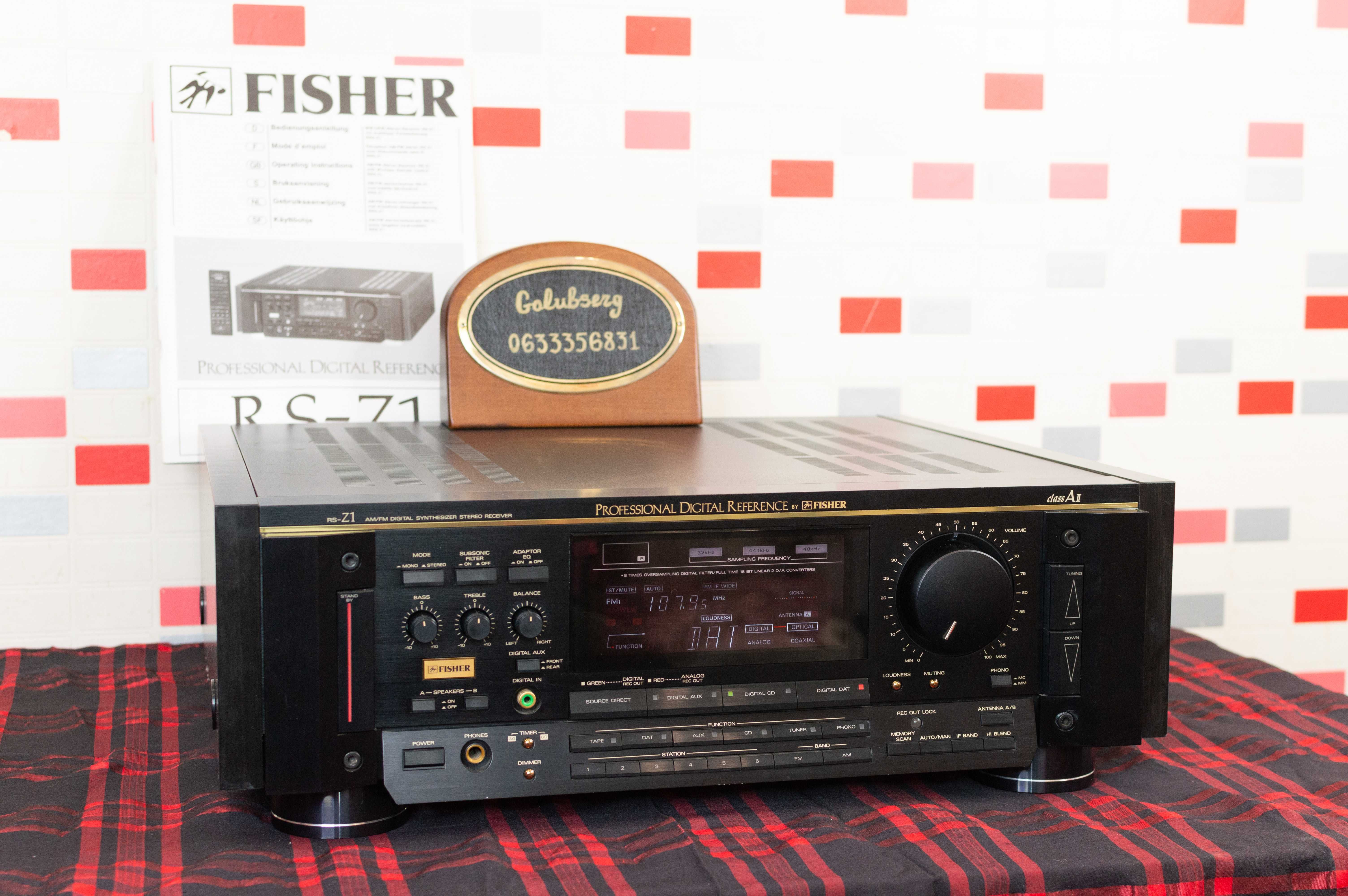 Fisher RS-Z1 Professional Digital Reference! ЦАП/DAC! Hi-End!