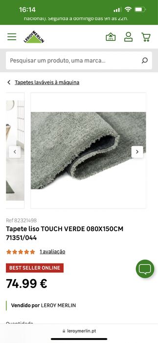 Tapete touch 1.50m por 0.80