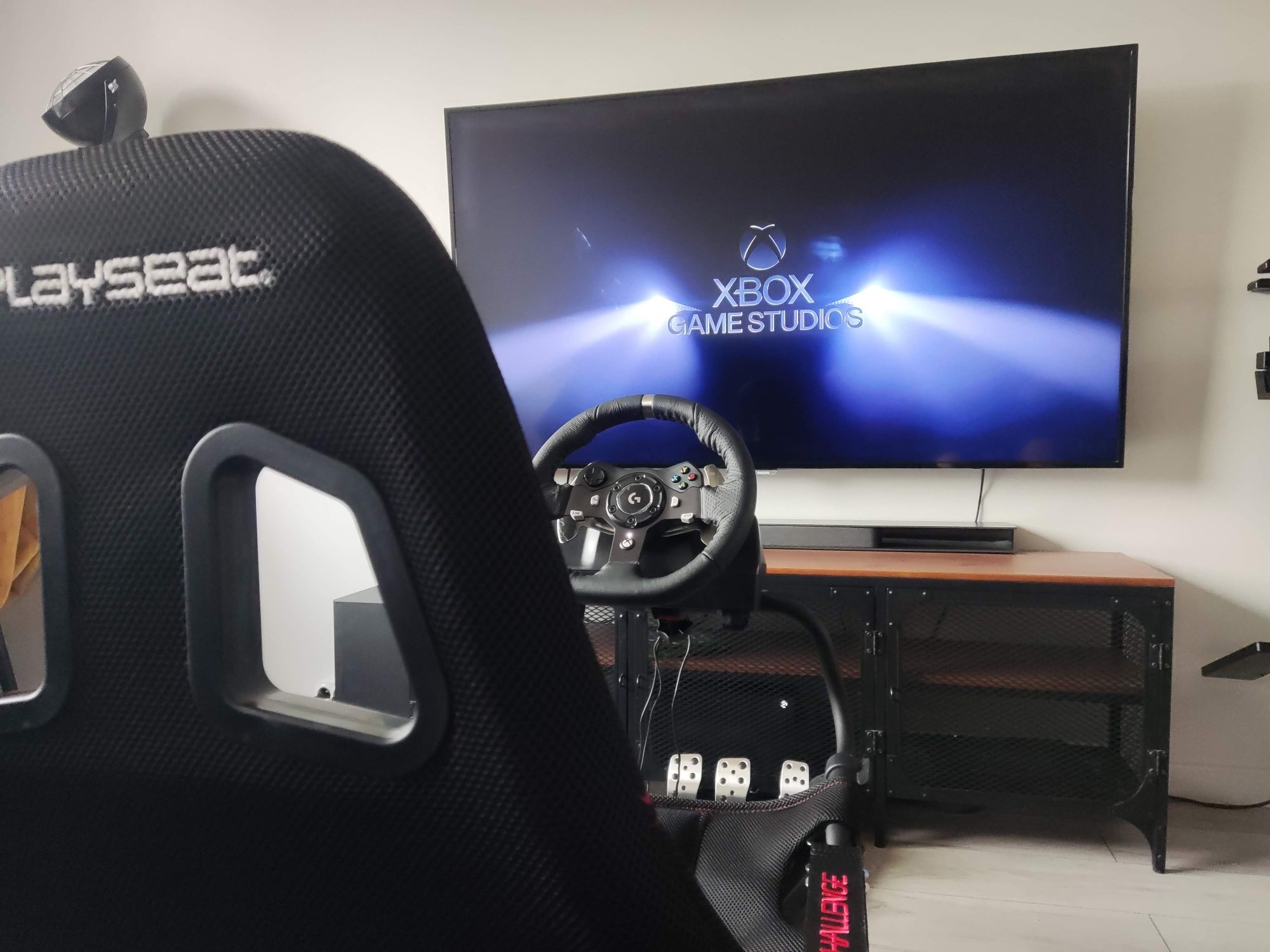 Kierownica Logitech G920 Xbox + Fotel playseat challenge actifit