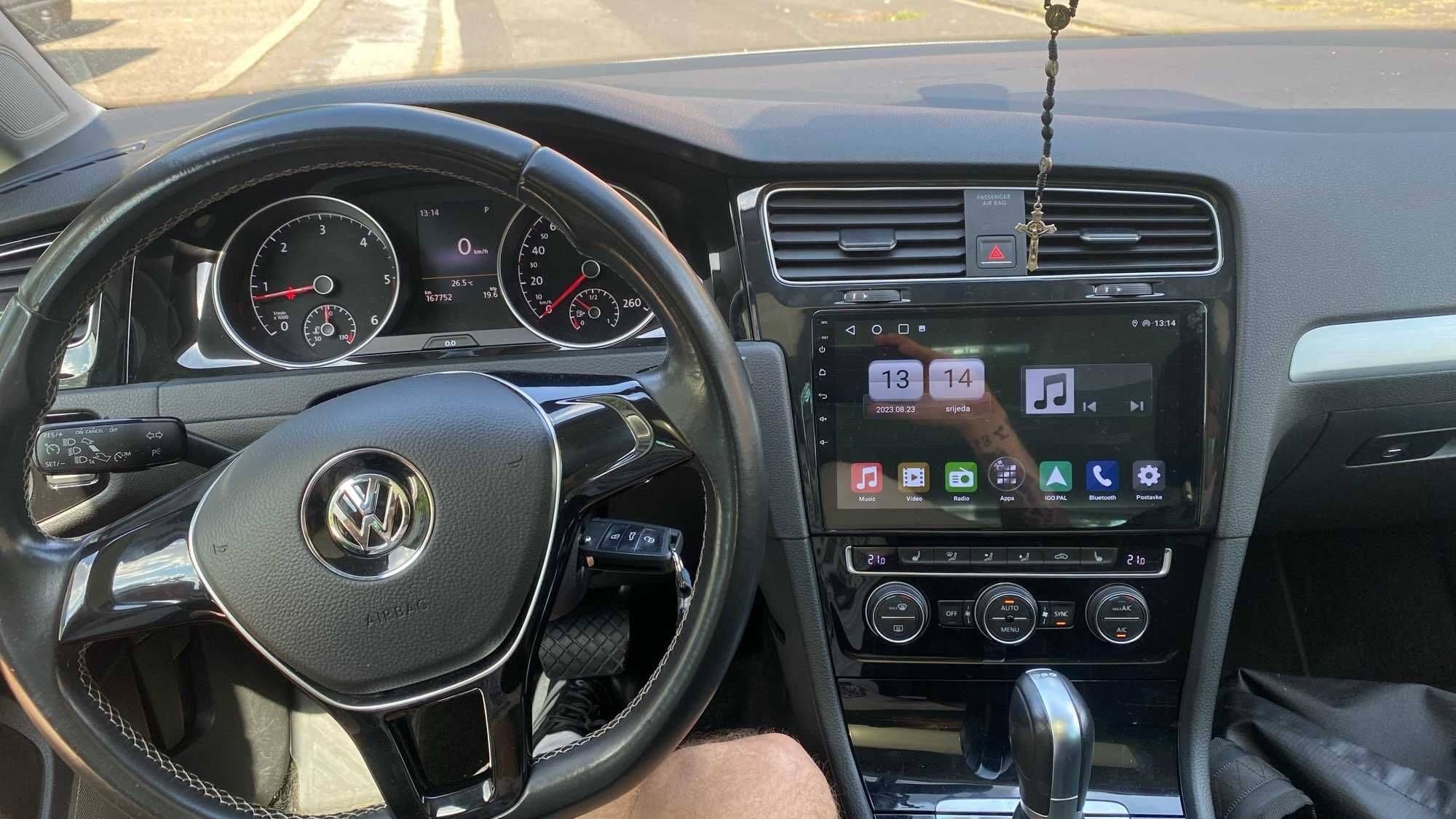 (NOVO) Rádio 2DIN • Volkswagen GOLF 7 / VII • [2+32GB] • Android GPS