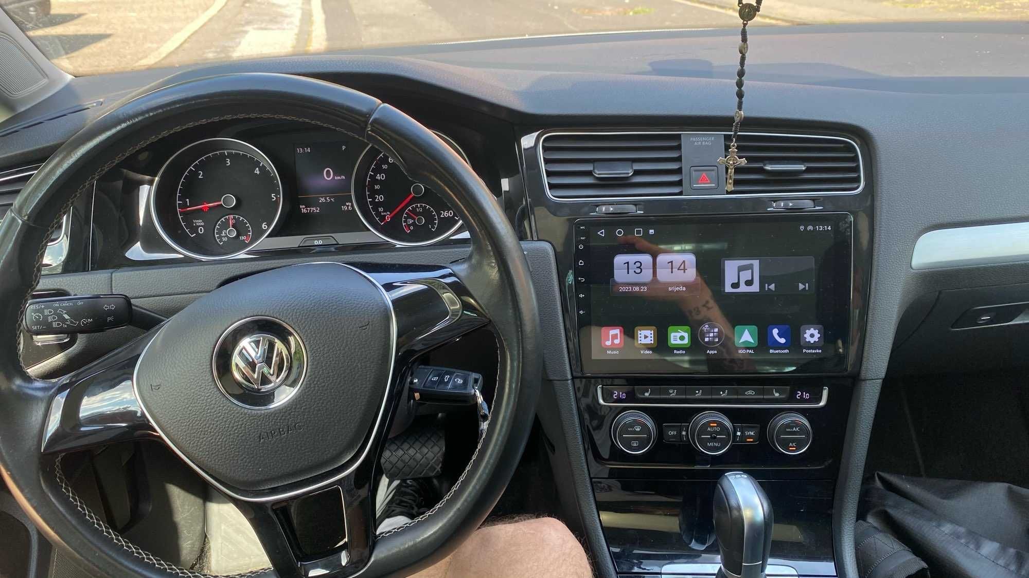 (NOVO) Rádio 2DIN • Volkswagen GOLF 7 / VII • [4+32GB] • Android GPS