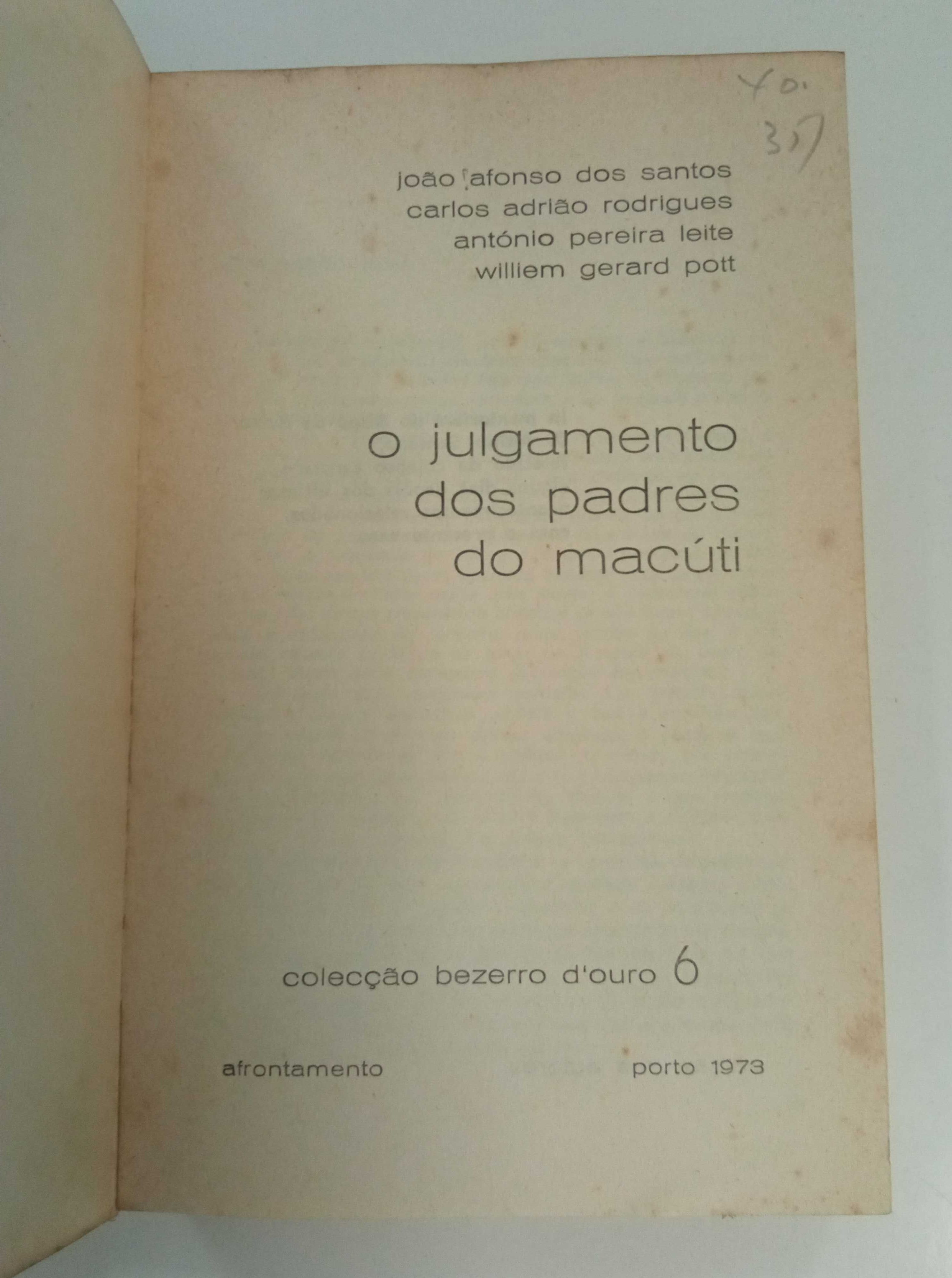 O julgamento dos padres do macúti