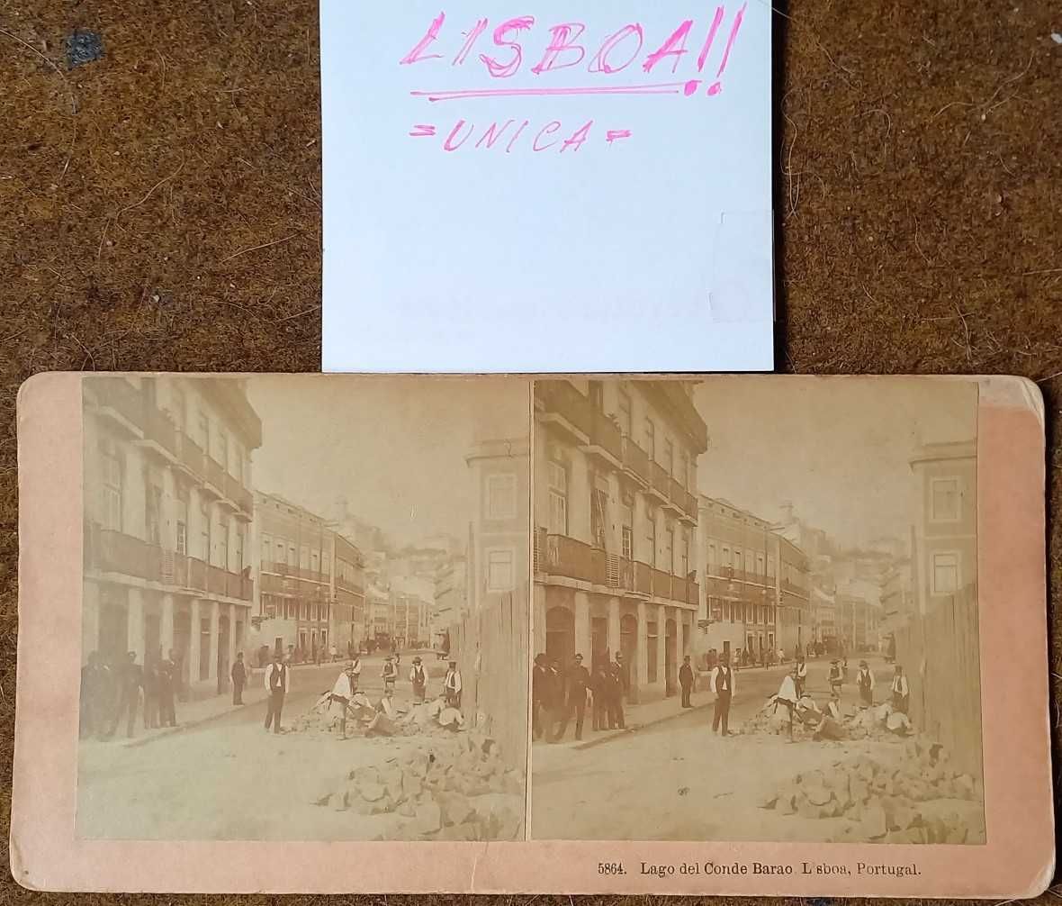 Estereoscópio ( efeito 3D) e 75 fotos finais século XIX.