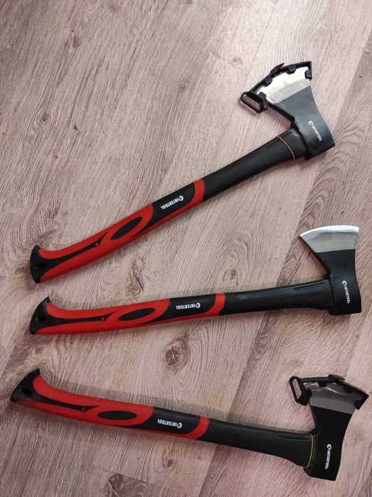 Сокира 1000 г ручка фіберглас - рубання без вібрацій INTERTOOL HT-0263