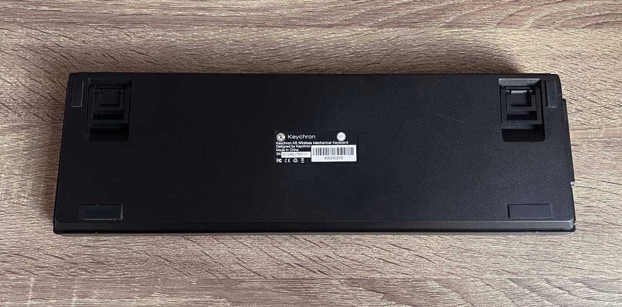 Механічна клавіатура Keychron K6 68 Key Gateron Blue White LED EN
