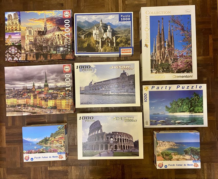 Puzzles vários tamanhos