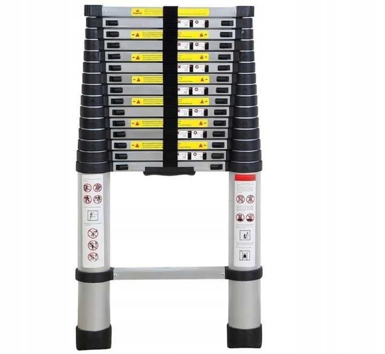 Drabina teleskopowa WolfWise aluminium 4,7m do 150 kg