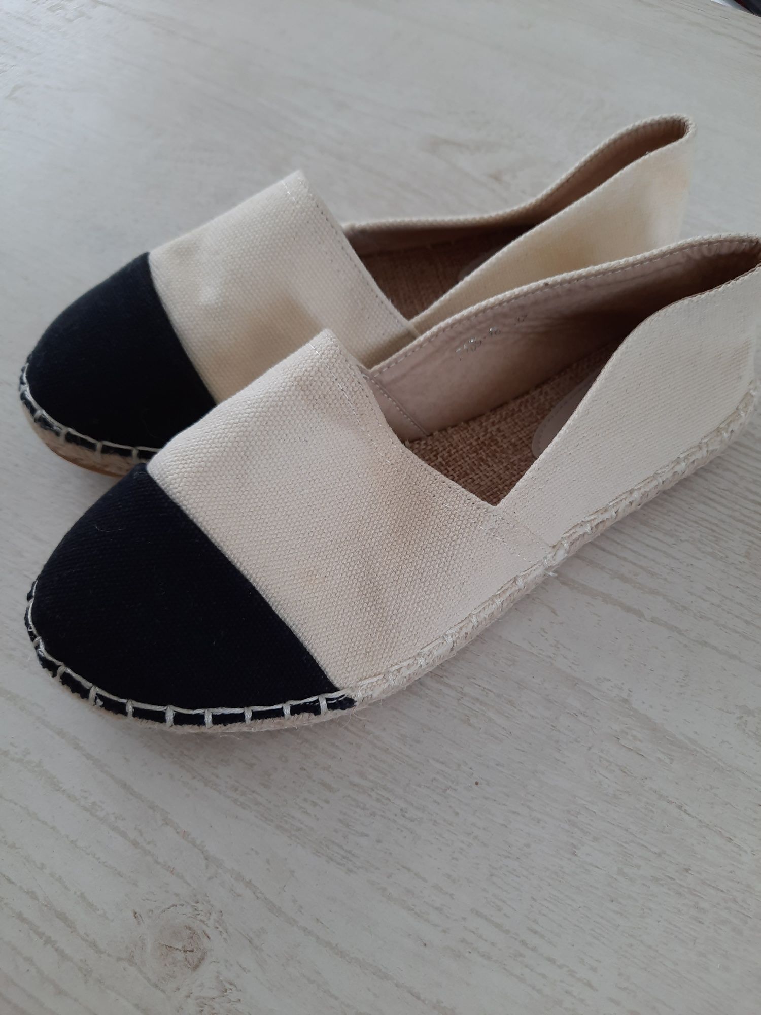 Espadryle beżowe roz. 37