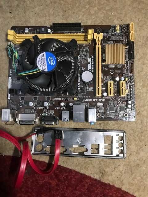 Материнська плата ASUS H81M-K/s1150/ddr3/+ Pentium G3220+кулер