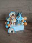 Bluey z masy cukrowej dekoracja na tort