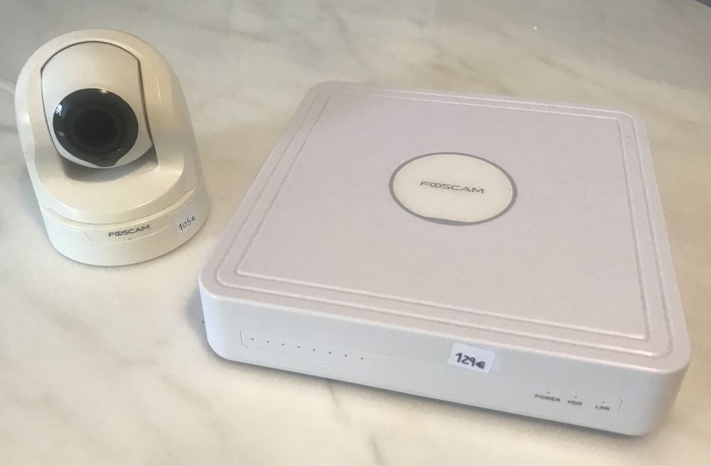 Kit Videovigilância FOSCAM Gravador 1TB + Camara Rotativa
