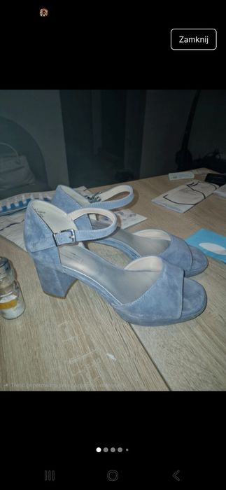 Sandały na słupku nowe