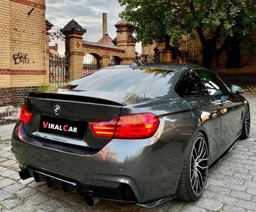 Dyfuzor Spoiler Dokładka BMW 4 F32 F33 F36 CZARNY POŁYSK / CARBON