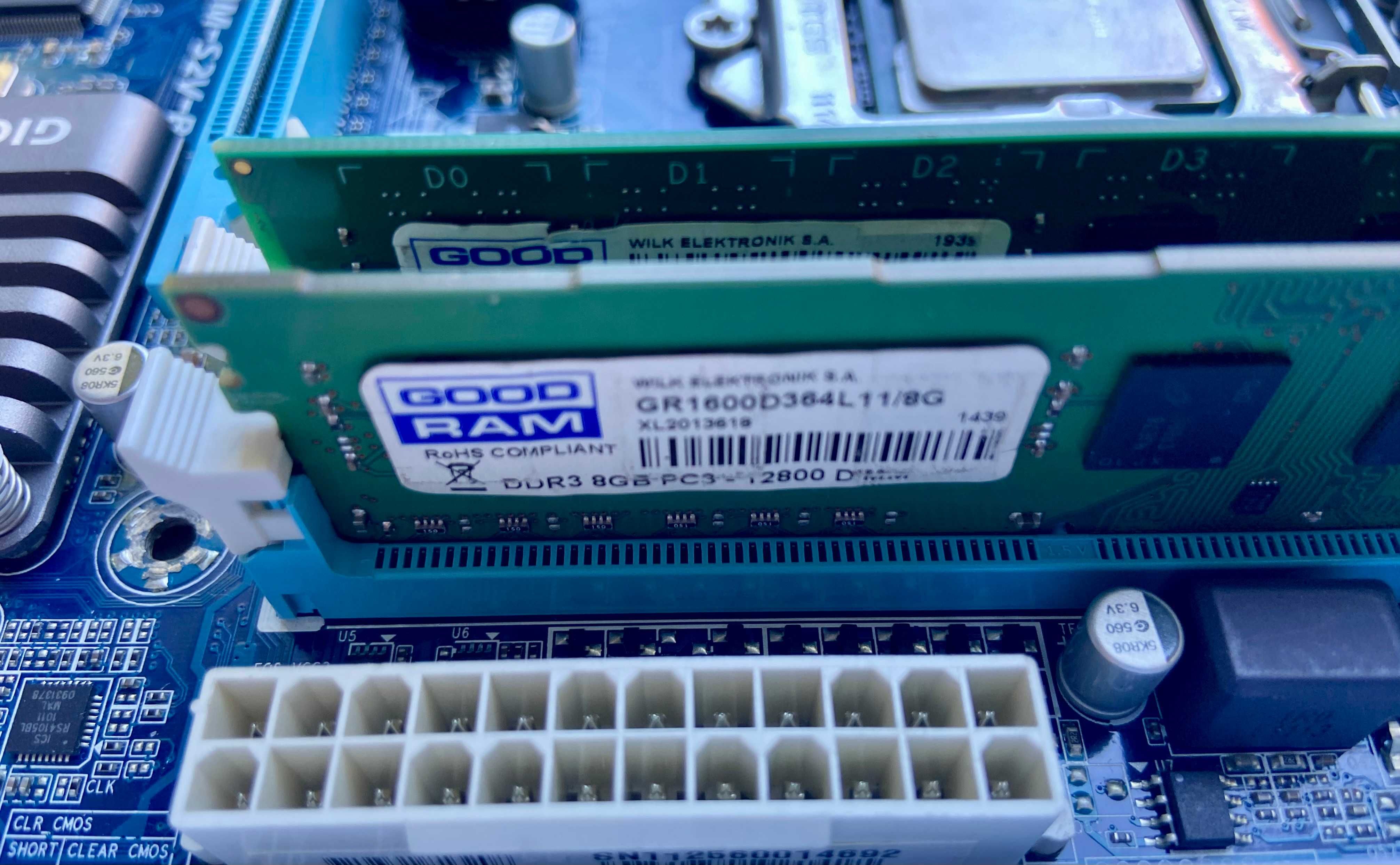 Zestaw Płyta Gigabyte GA-H61M-S2V-B3+ Procesor Core i5-3570+ 16 GB RAM