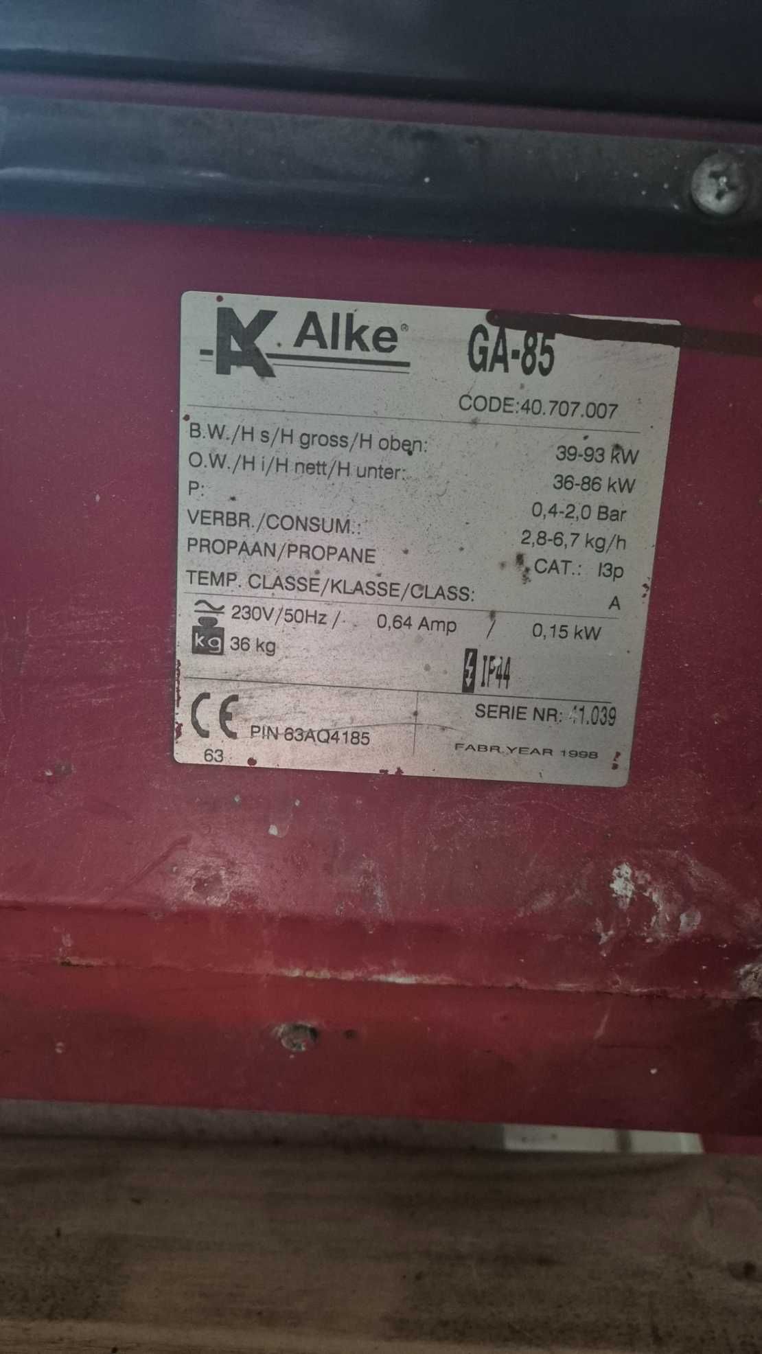 Nagrzewnica Gazowa - duże powierzchnie