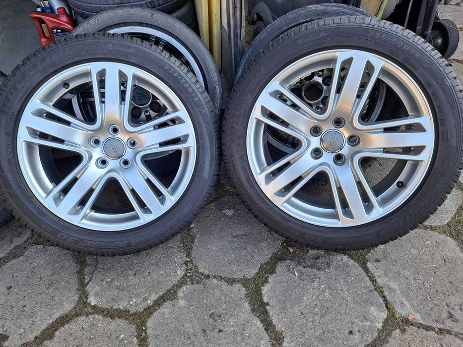 Koła  18cali 5x112 do AUDI A4 B9,AUDI A6 B7 opony DUNLOP