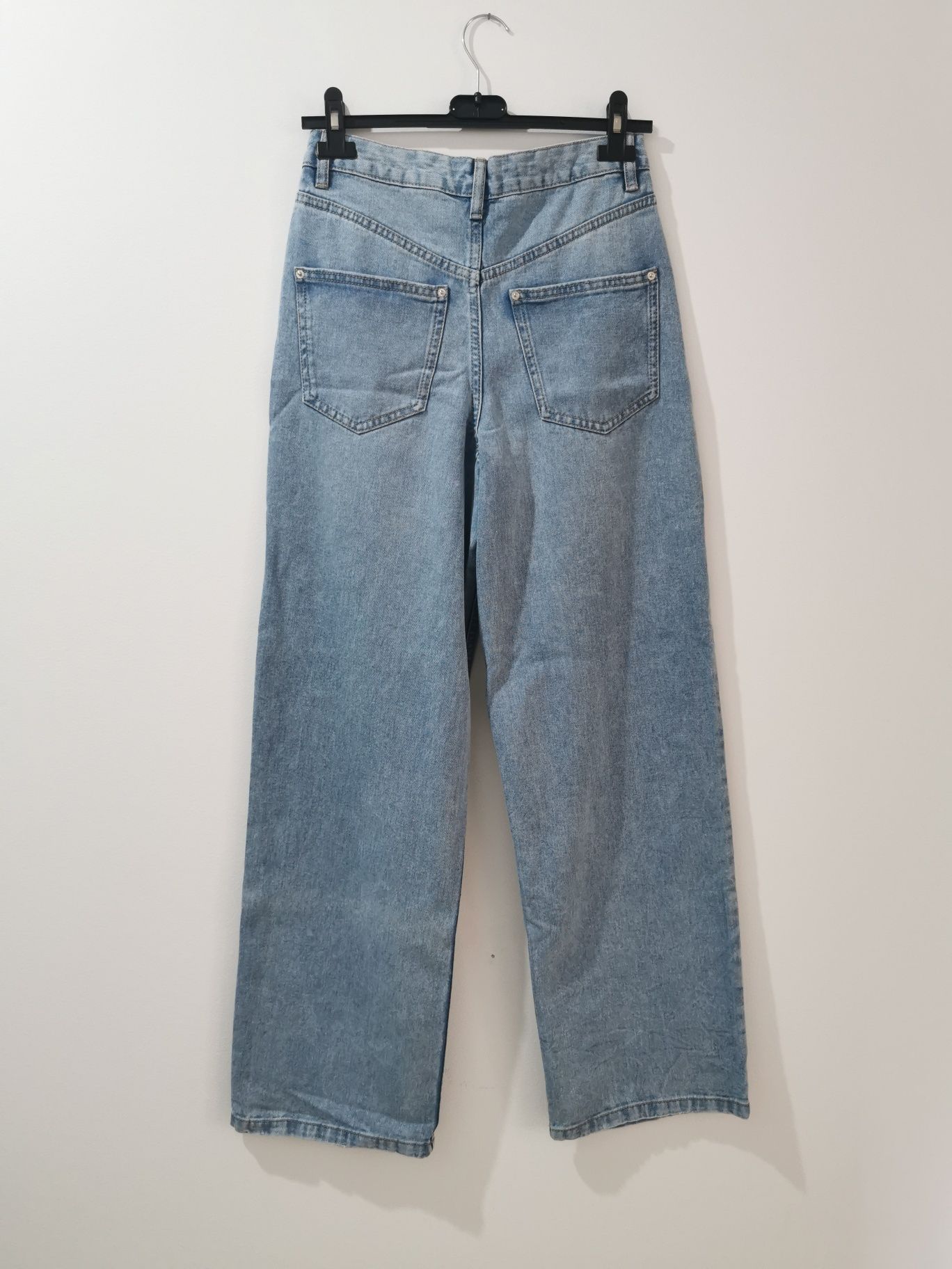 Spodnie jeansowe flare retro vintage y2k oldschool