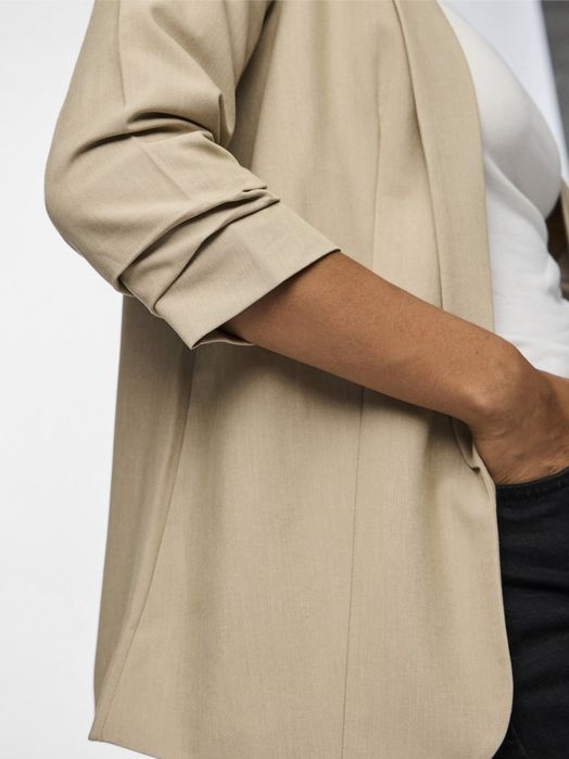 Żakiet beżowy PCBOSELLA  Pieces XL