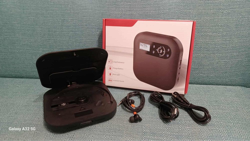 Odtwaezacz cd discman 2000mAh nowy