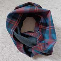 Komin szal Tartan Creations by Ivonne Macrae hand made Scotland/-90%