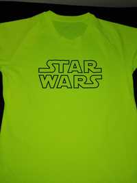 Koszulka STAR WARS żółta neon