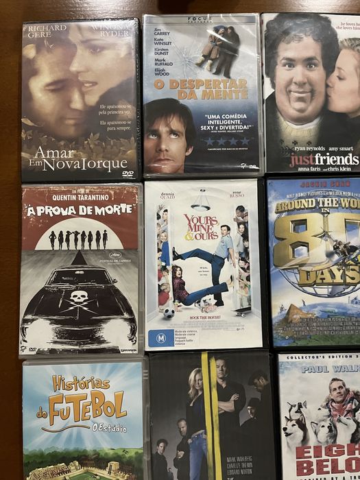Filmes em cds como novos