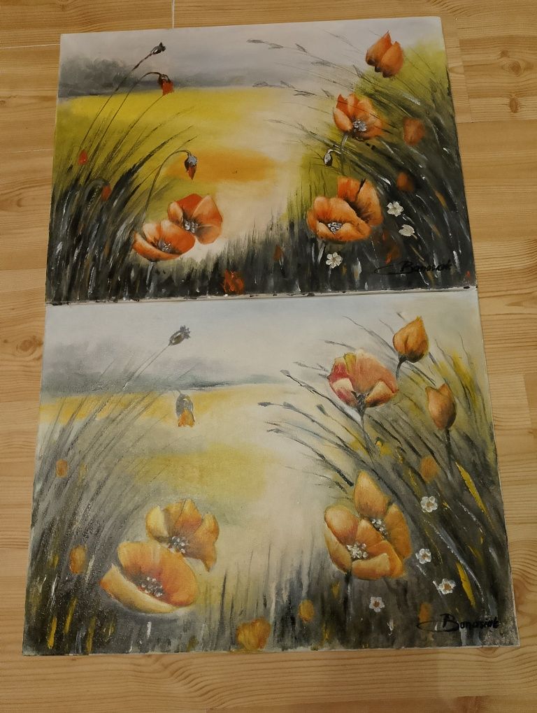 Obrazy malowane na płótnie 45/60 cm