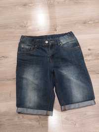 Świetne bermudy jeansowe  dla chłopaka  r.158