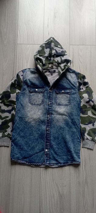 Koszula dżinsowa z kapturem Reporter young 170