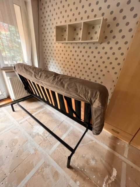 IKEA NYHAMN rozkładana sofa3-osobowa, Knisa, szara