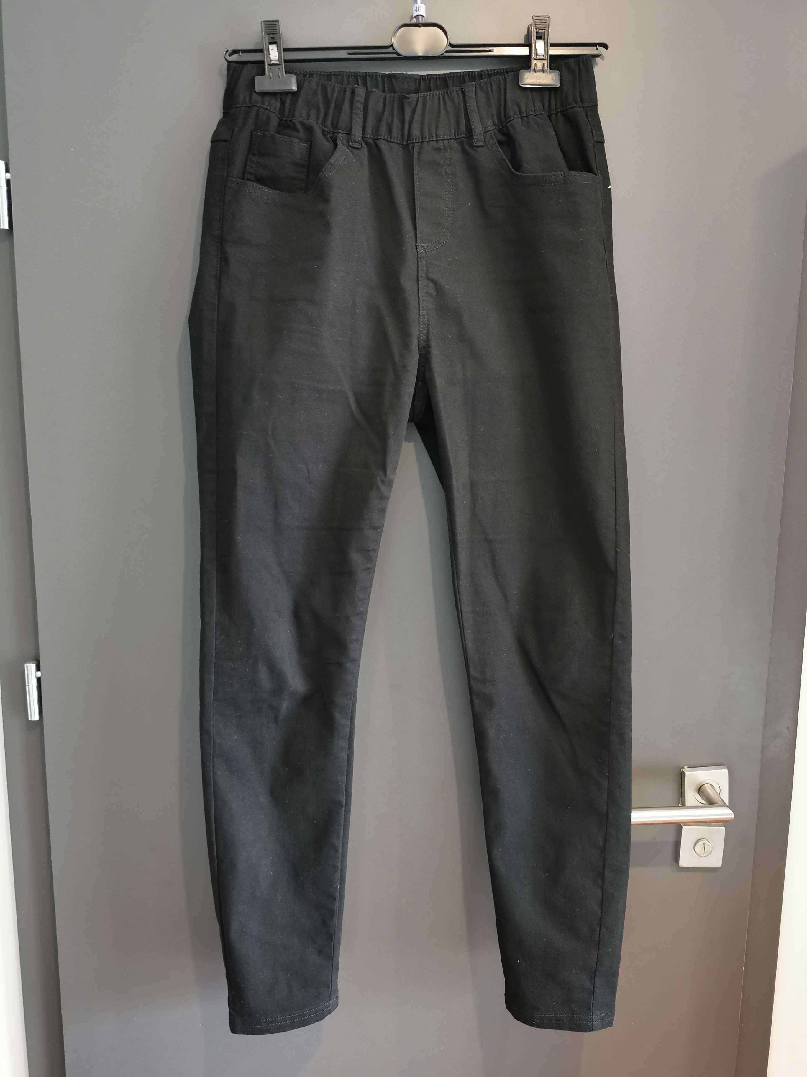 Joggery damskie czarne jeansowe na gumce Lee Cooper r 40 nowe