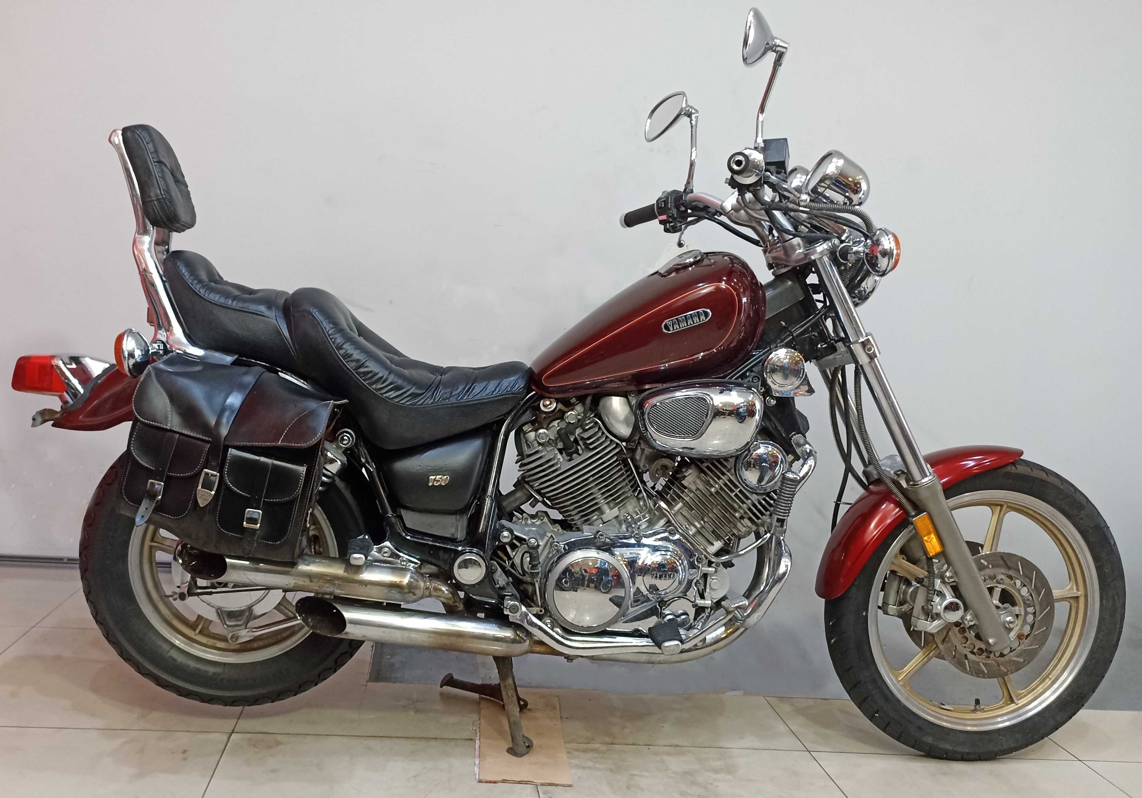 Yamaha XVS 750 VIRAGO 1992rok chopper SKÓRZANE SAKWY