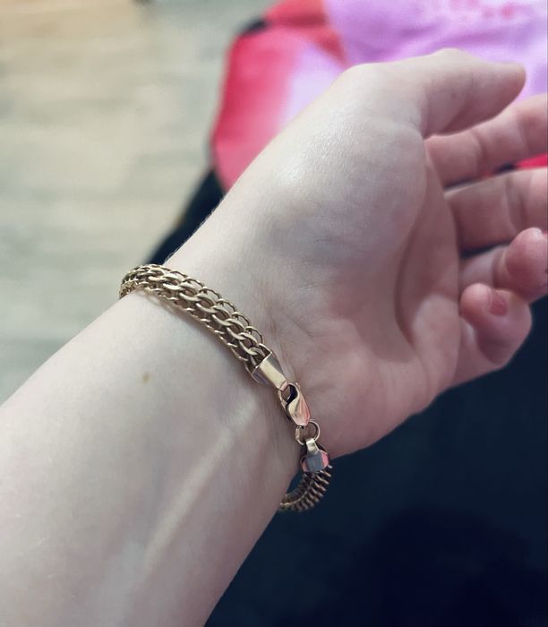 Женский браслет золотой размер 19 / 9 грамм.золото 585 пробы