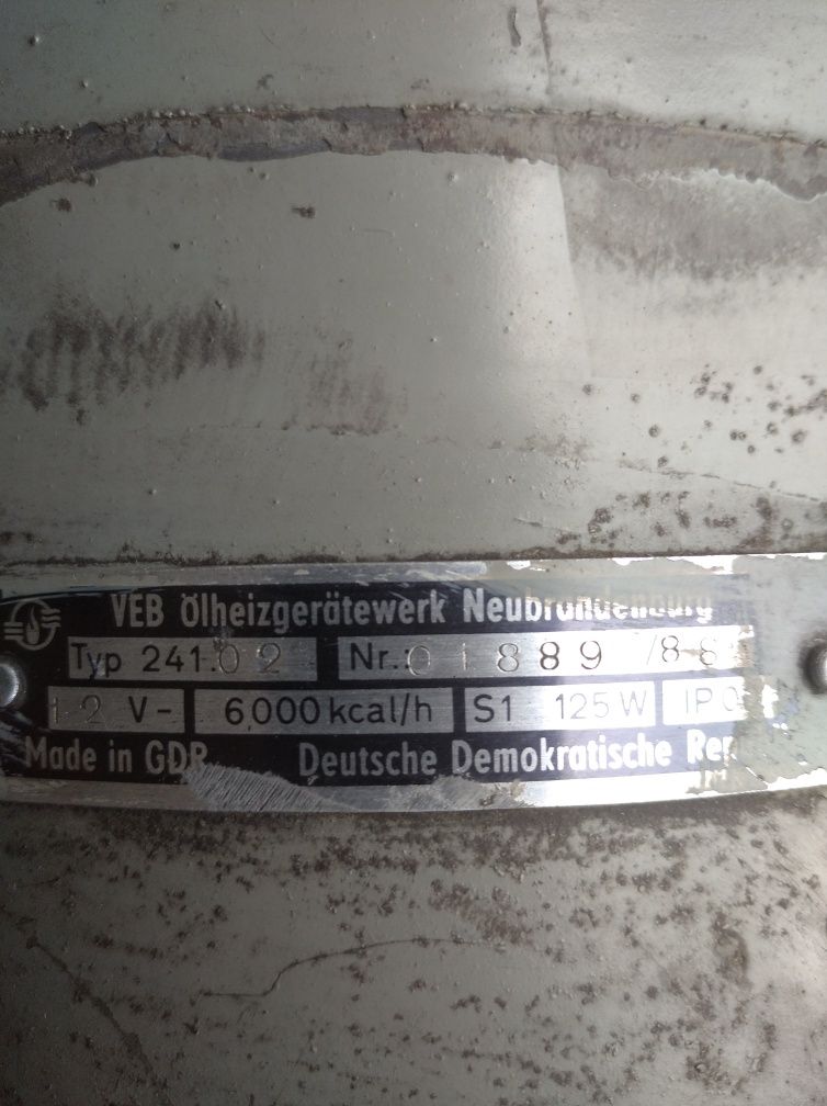 Ogrzewanie dewasto 12v zasilane z 230v lub akumulatora.