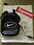 Supreme x Nike leather shoulder bag
