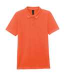 Koszulka polo męska GILDAN Softstyle Double Pique orange XXL