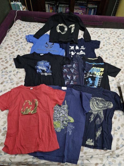 T-shirty 9-11 lat i bluza Zara r.134