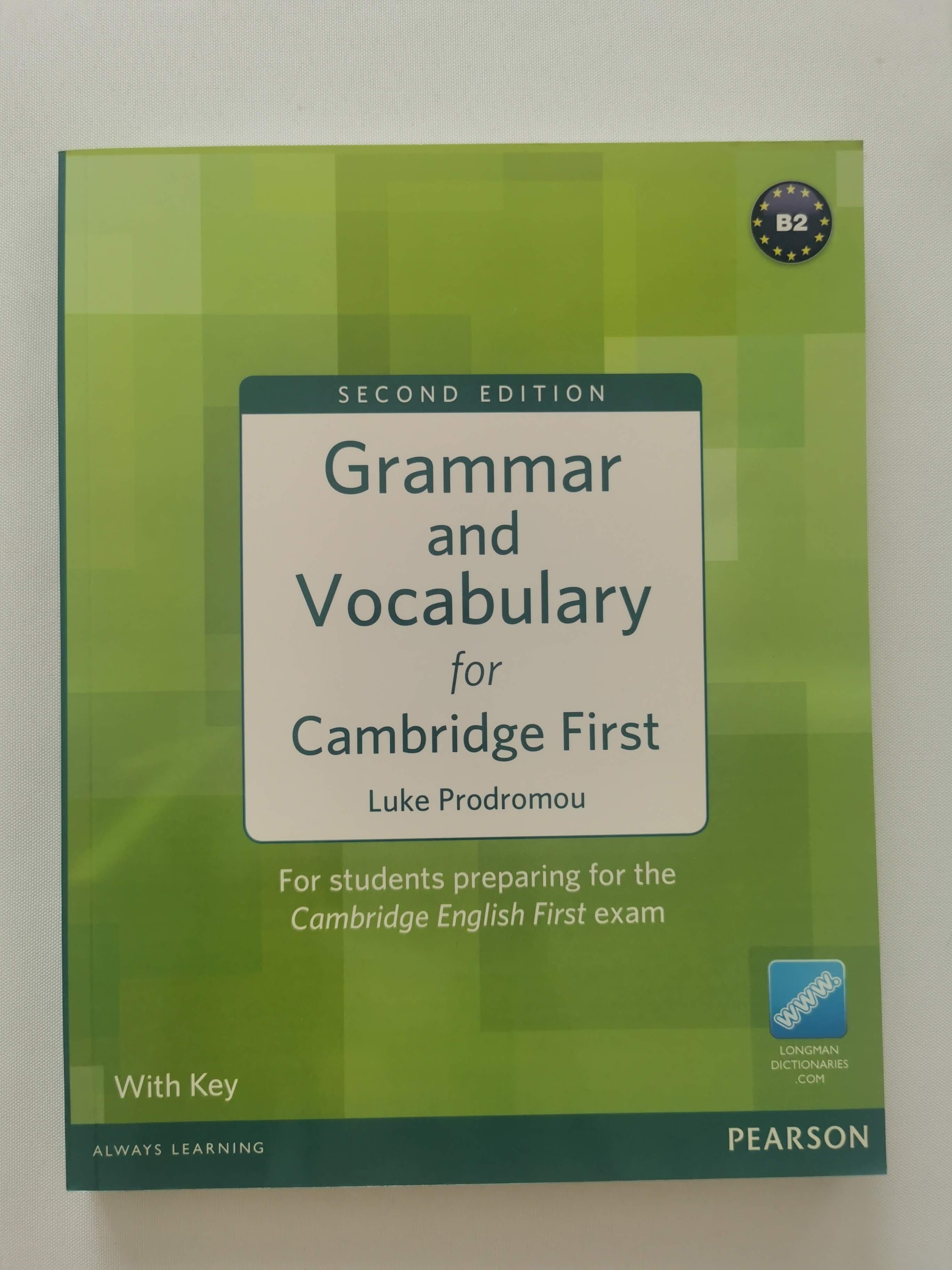 Grammar and Vocabulary for Cambridge First. Podręcznik z Kluczem