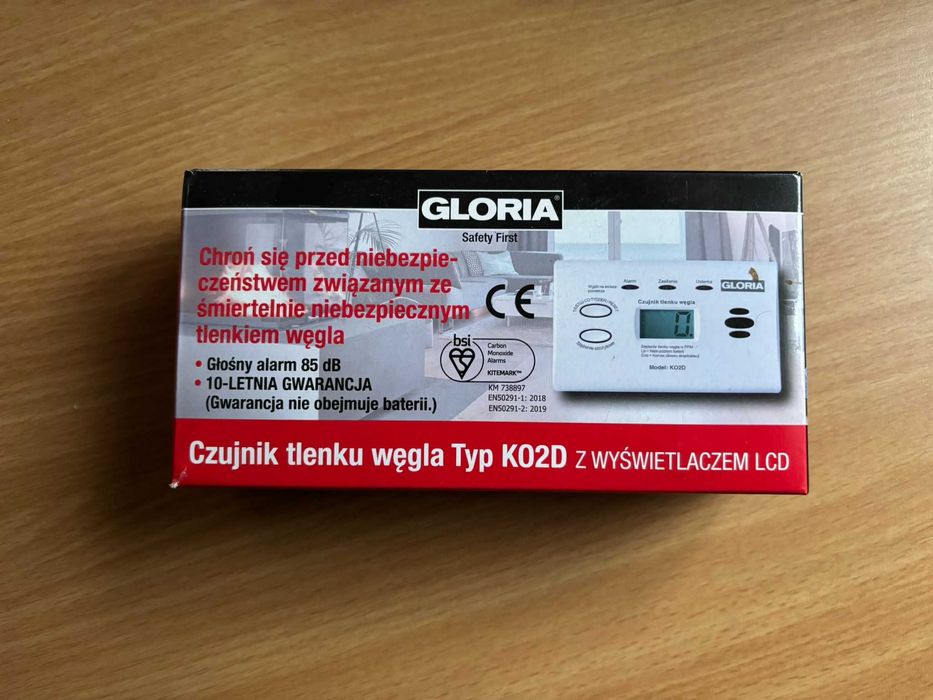 Czujnik tlenku węgla (czadu) GLORIA KO2D