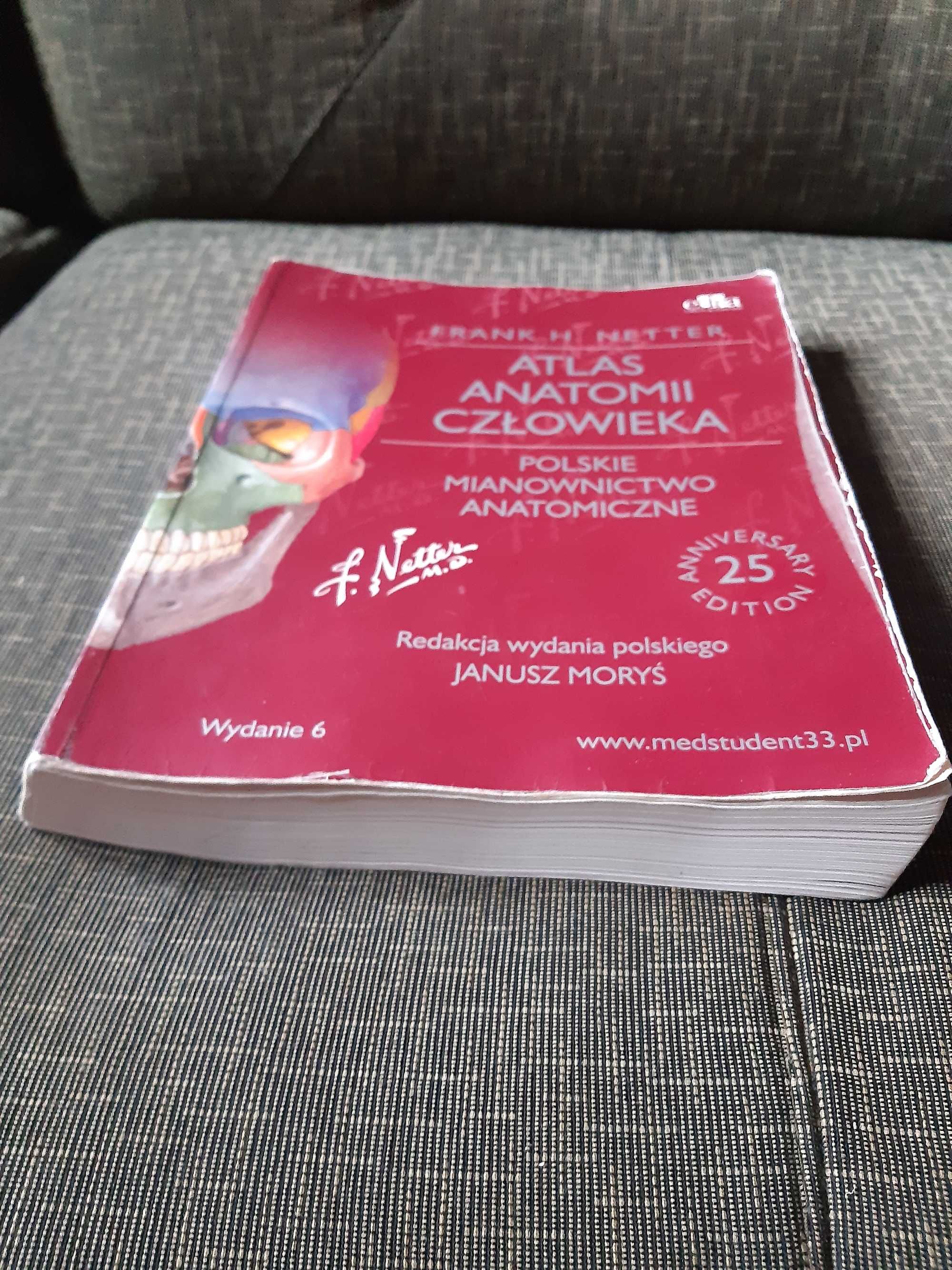Atlas anatomii człowieka Netter polskie mianownictwo