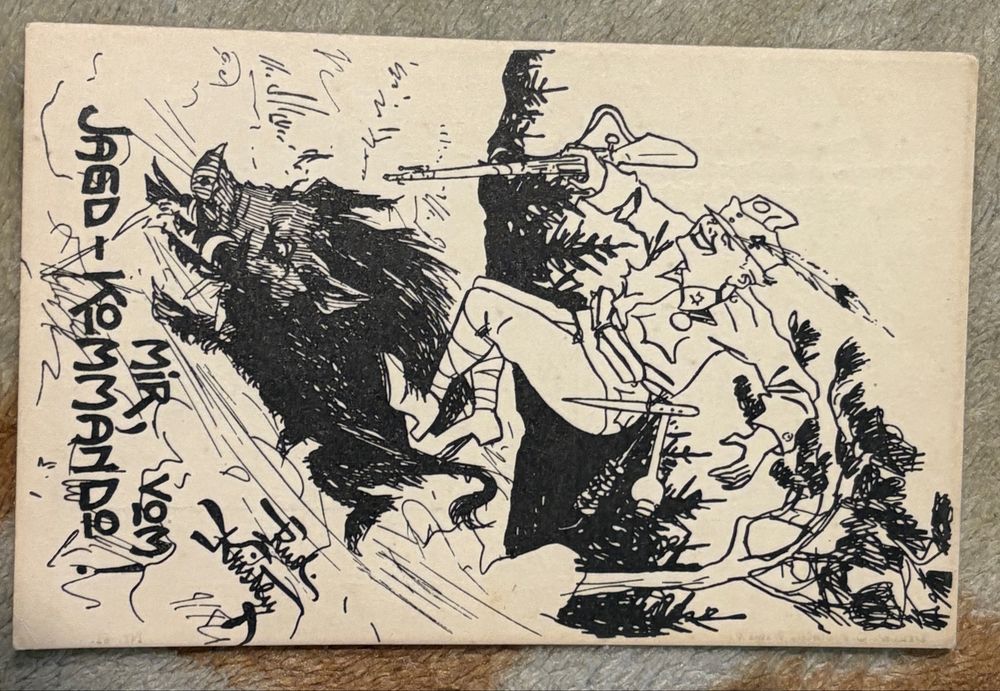 3 pocztówki Austro-Węgry Kristen grabendolch m.17 oddziały szturmowe