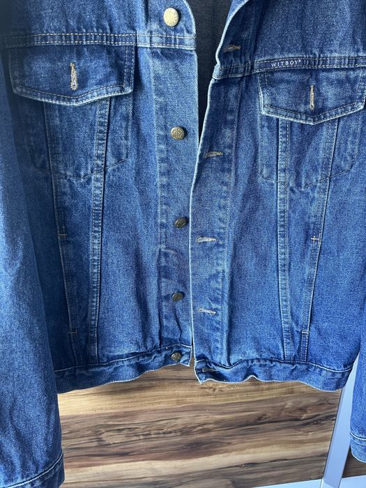 kurtka jeansowa retro vintage meska