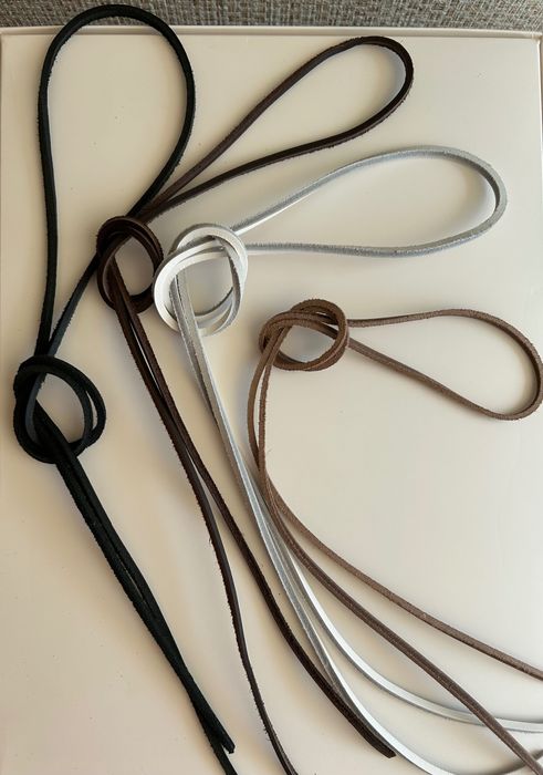 Шкіряні шнурки для прикрас