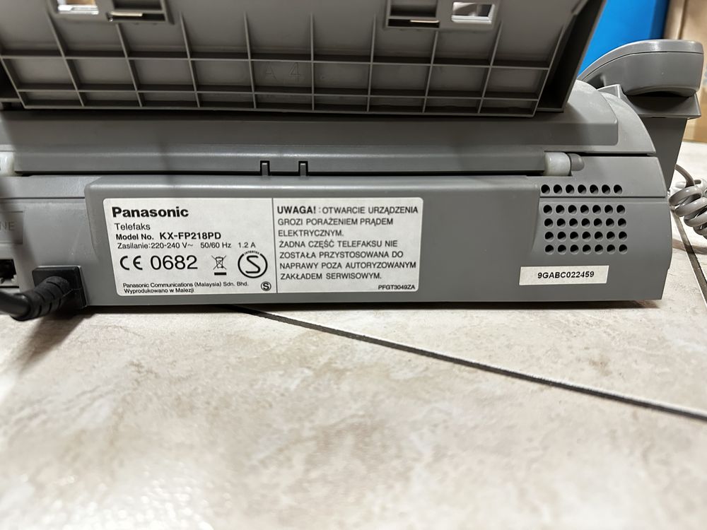 Telefon stacjonatny fax Panasonic